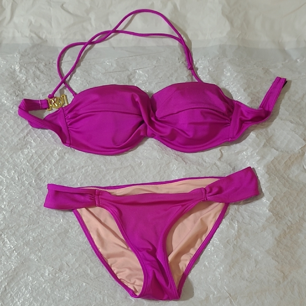 Victoria's Secret Magenta Bikini